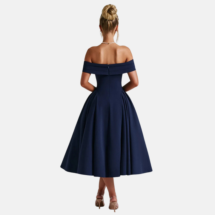 Chère | A-line Formal Off-Shoulder Long Dress
