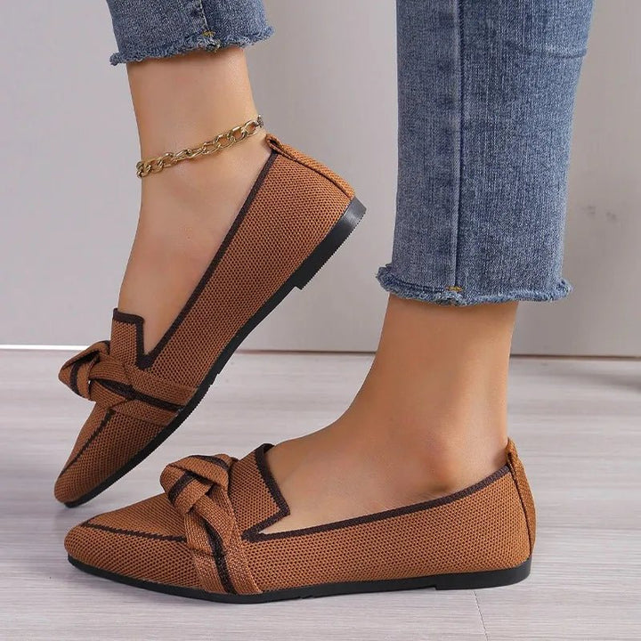 Chère | Knotted Edge Comfort Loafers
