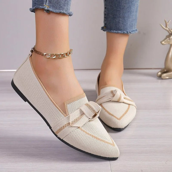 Chère | Knotted Edge Comfort Loafers