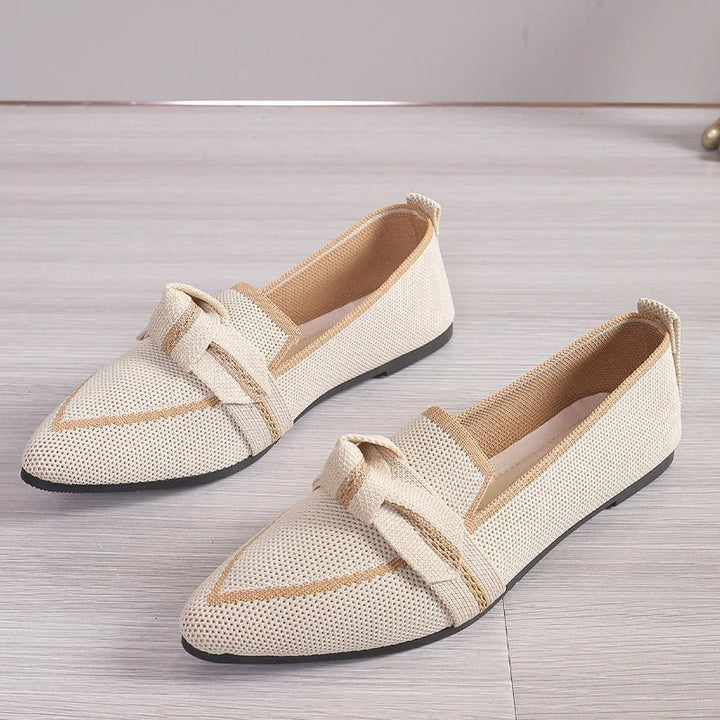Chère | Knotted Edge Comfort Loafers