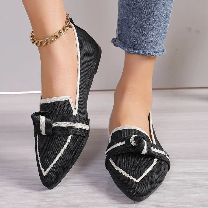 Chère | Knotted Edge Comfort Loafers