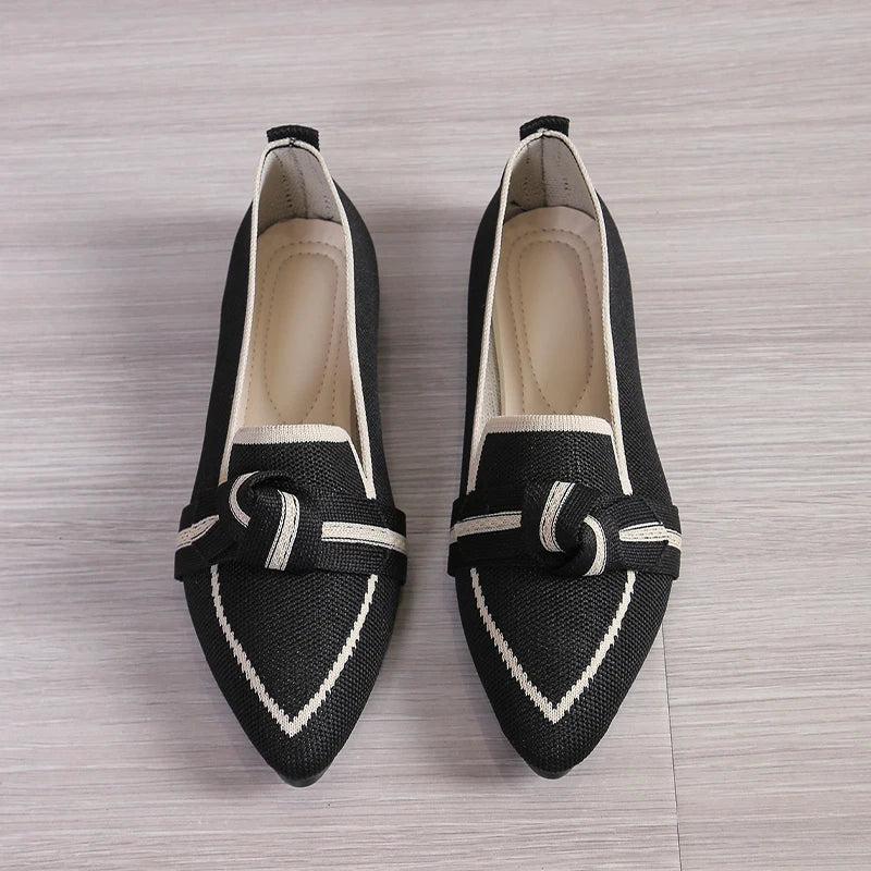 Chère | Knotted Edge Comfort Loafers