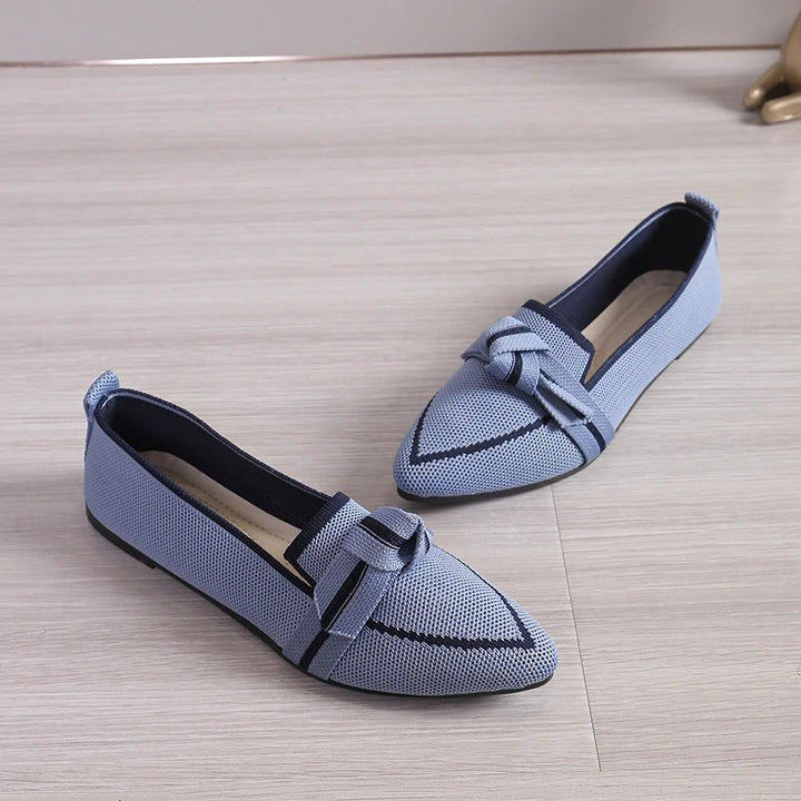 Chère | Knotted Edge Comfort Loafers