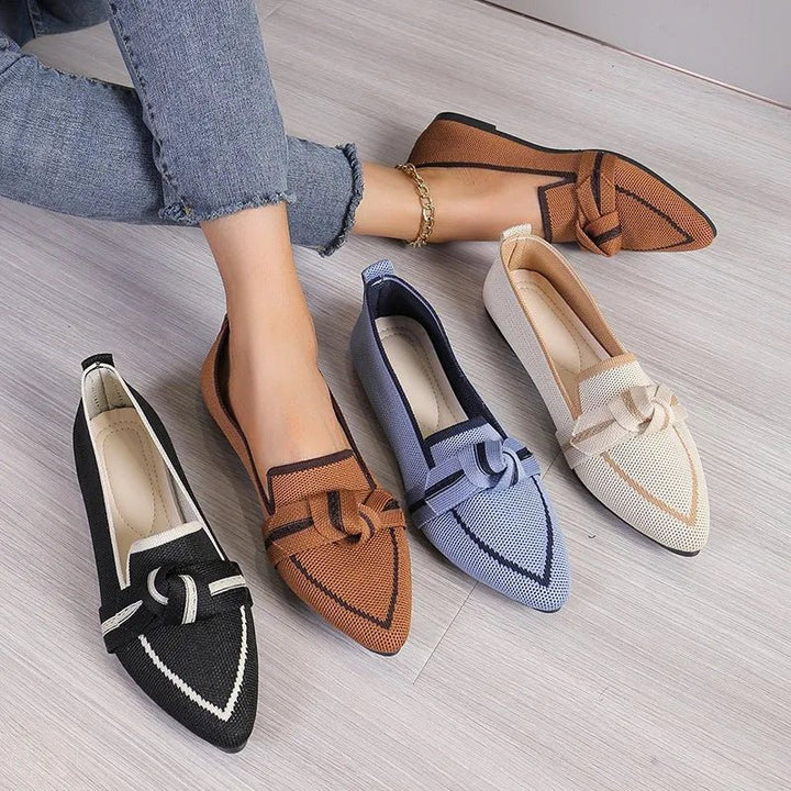 Chère | Knotted Edge Comfort Loafers